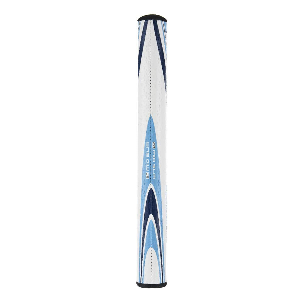 SuperStroke NCAA Golf Putter Grip, University of North Carolina (Mid Slim 2.0) | Cross-Traction Surface Texture and Oversized Profile | Even Grip Pressure for a More Consistent Stroke | Non-Slip Grip