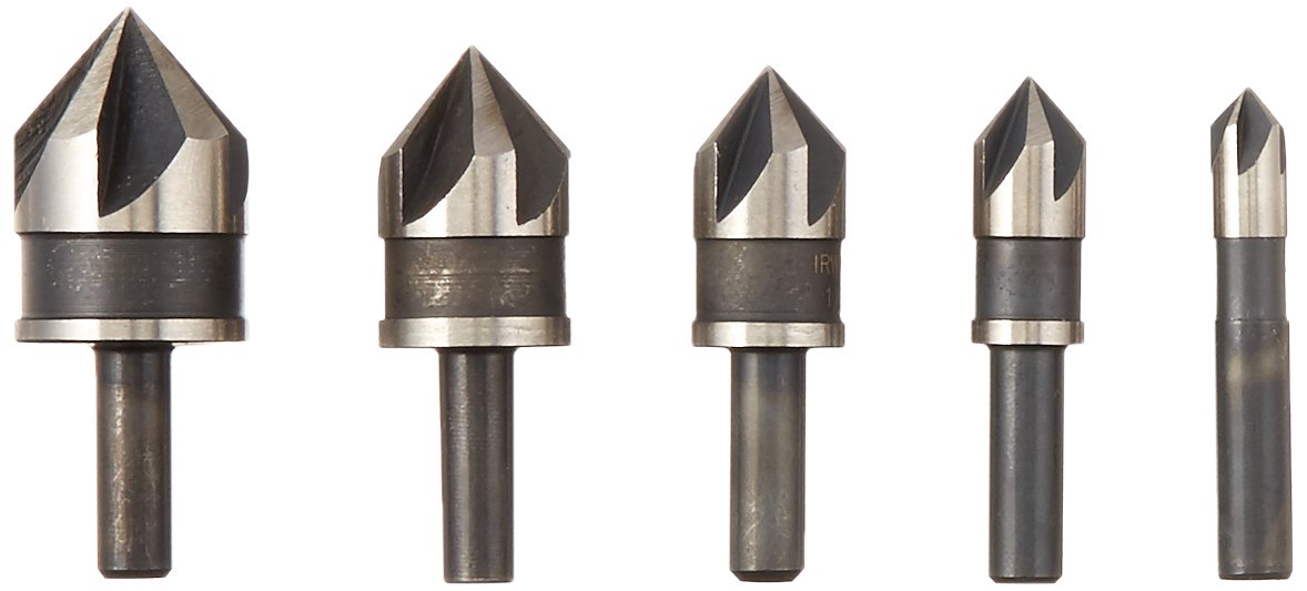 IRWIN IRWIN Tools 1877791 Black Oxide Countersink Drill Bit, 5-Piece Set