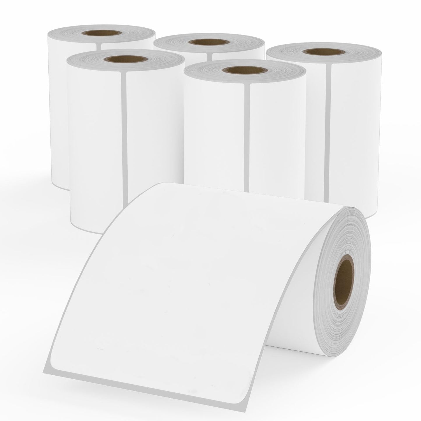 9527 Product 4x6 Blank Direct Thermal Shipping Labels for Zebra 2844 Zp-450 Zp-500 Zp-505,250 Labels/Roll,Total 6 Rolls