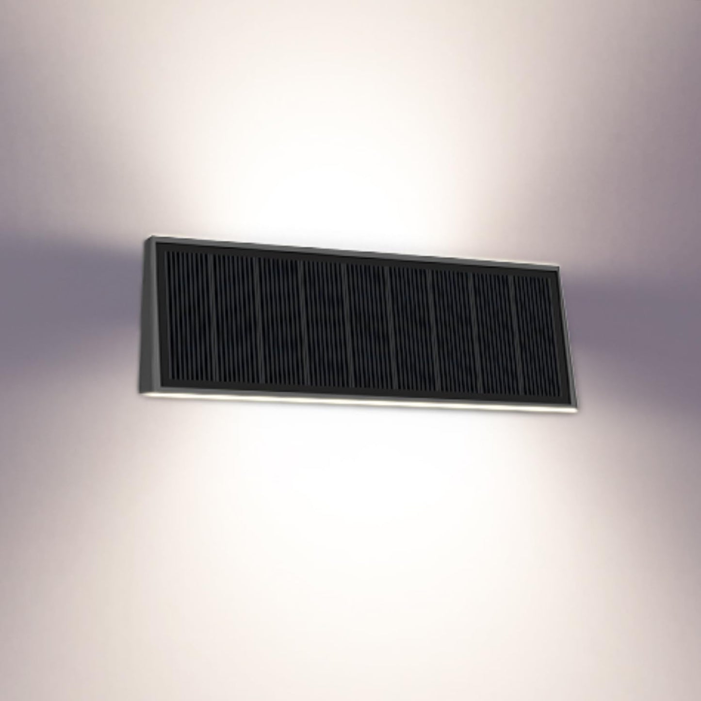 SOTTLOT Solar Lights, 700LM Up and Down Solar Outdoor Light Dimmable, 4000K Anti-Glare Solars Wall Lights Outdoor Waterproof for Fence Patio Yard Garage Garden Porch