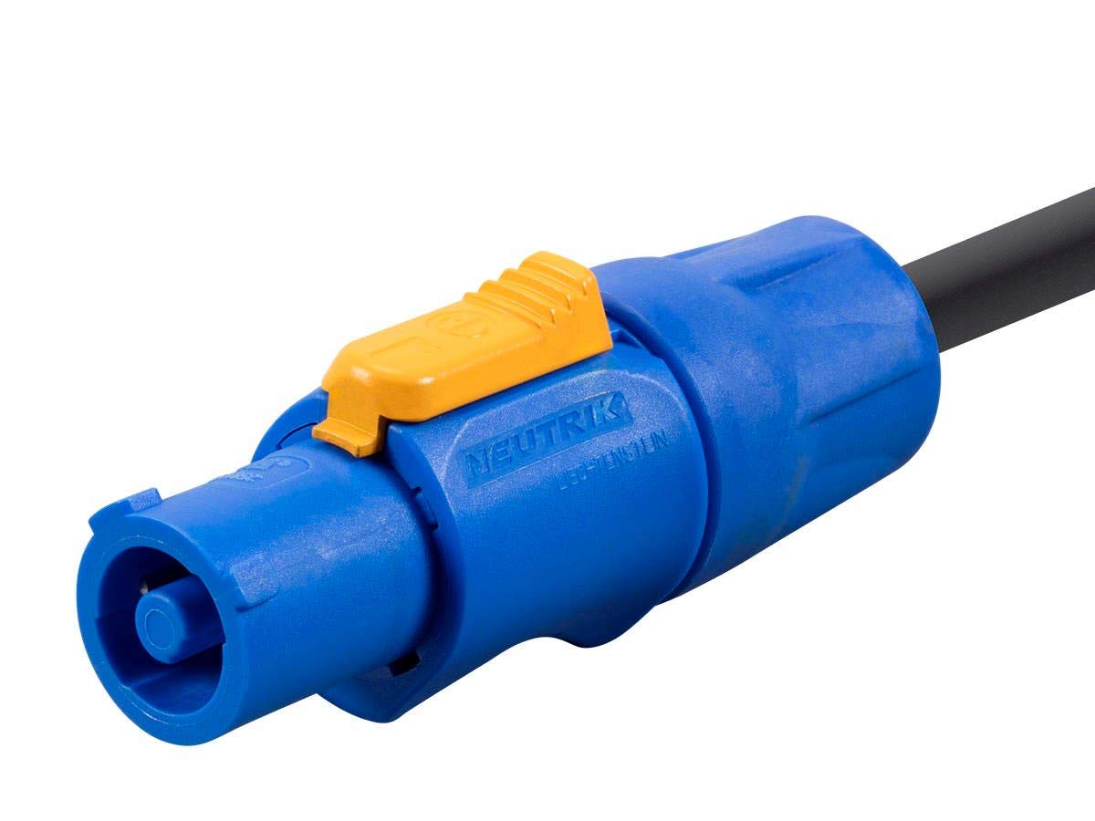 Monoprice NEMA 5-15p to powerCON Connector - 15 Feet, with SJT-Rated Jacket, 16 AWG - Stage Right Series