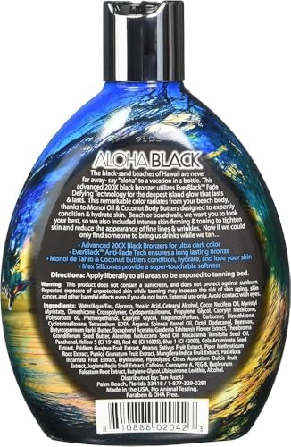 ALOHA BLACK 13.5 oz TANNING LOTION