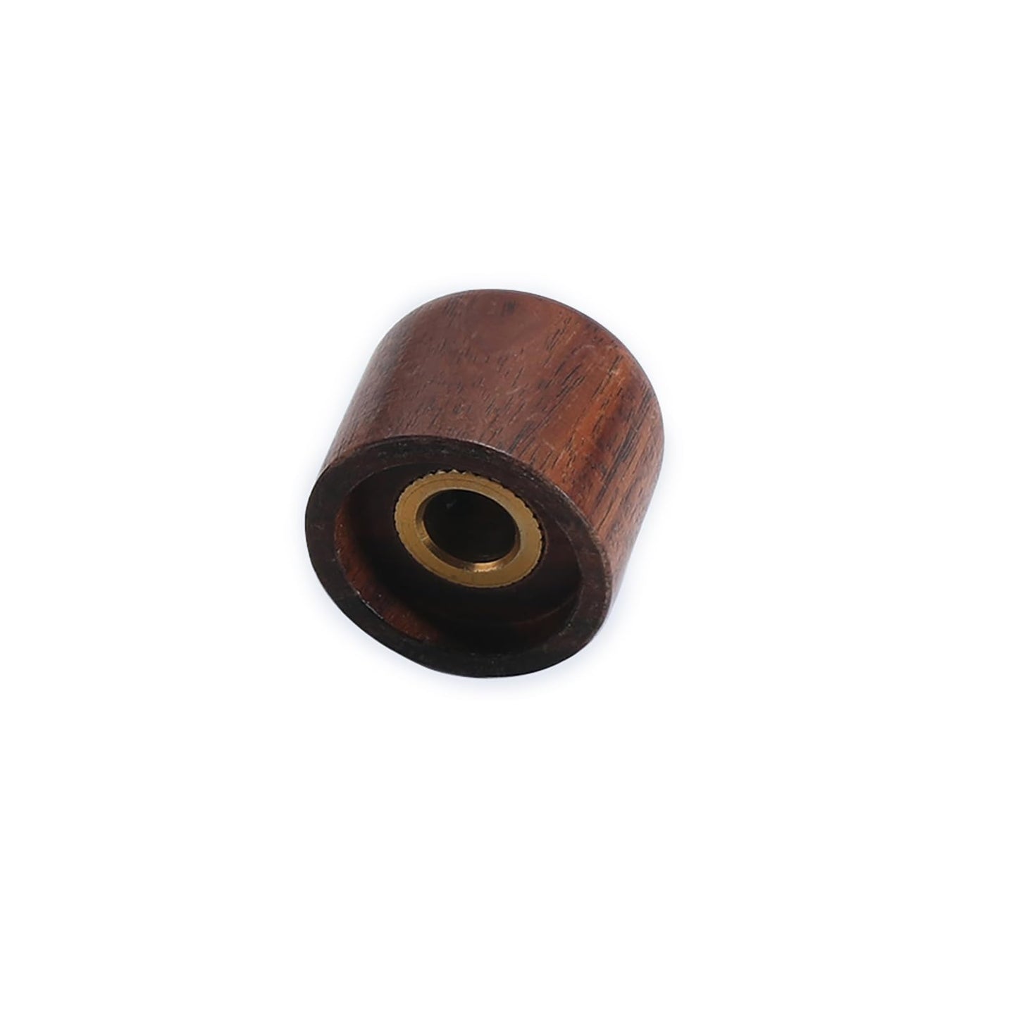 OVSAL 4PCS Rose Wood Guitar Volume Tone Knobs with 6mm（15/64"） Brass Hole Electric Bass Guitar Control Knobs for Strat Telecaster Jazz Les Paul Replacement Parts