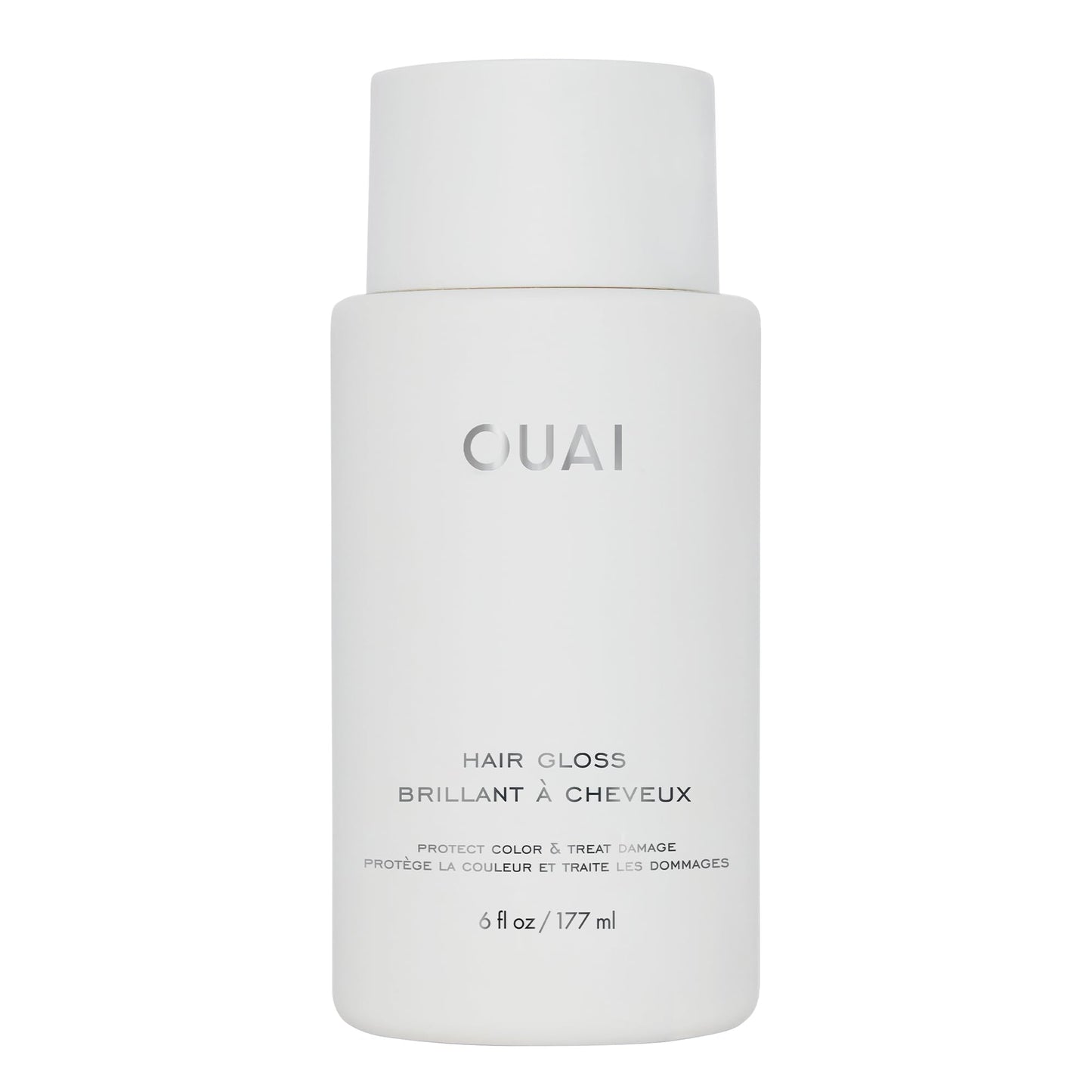 OUAI Hair Gloss - In-Shower Shiny Hair Treatment & Glaze with Frizz Control - Heat Protectant Infused with Hyaluronic Acid, Rice Water & Panthenol - Paraben, Phthalate & Sulfate Free (6 Oz)
