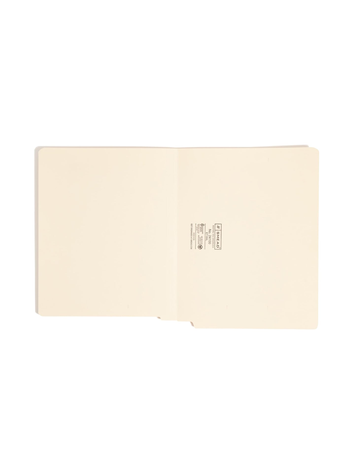 Smead End Tab File Folders, Letter Size, Straight Cut, 11 Point, Manila, 100 Per Box (24100)