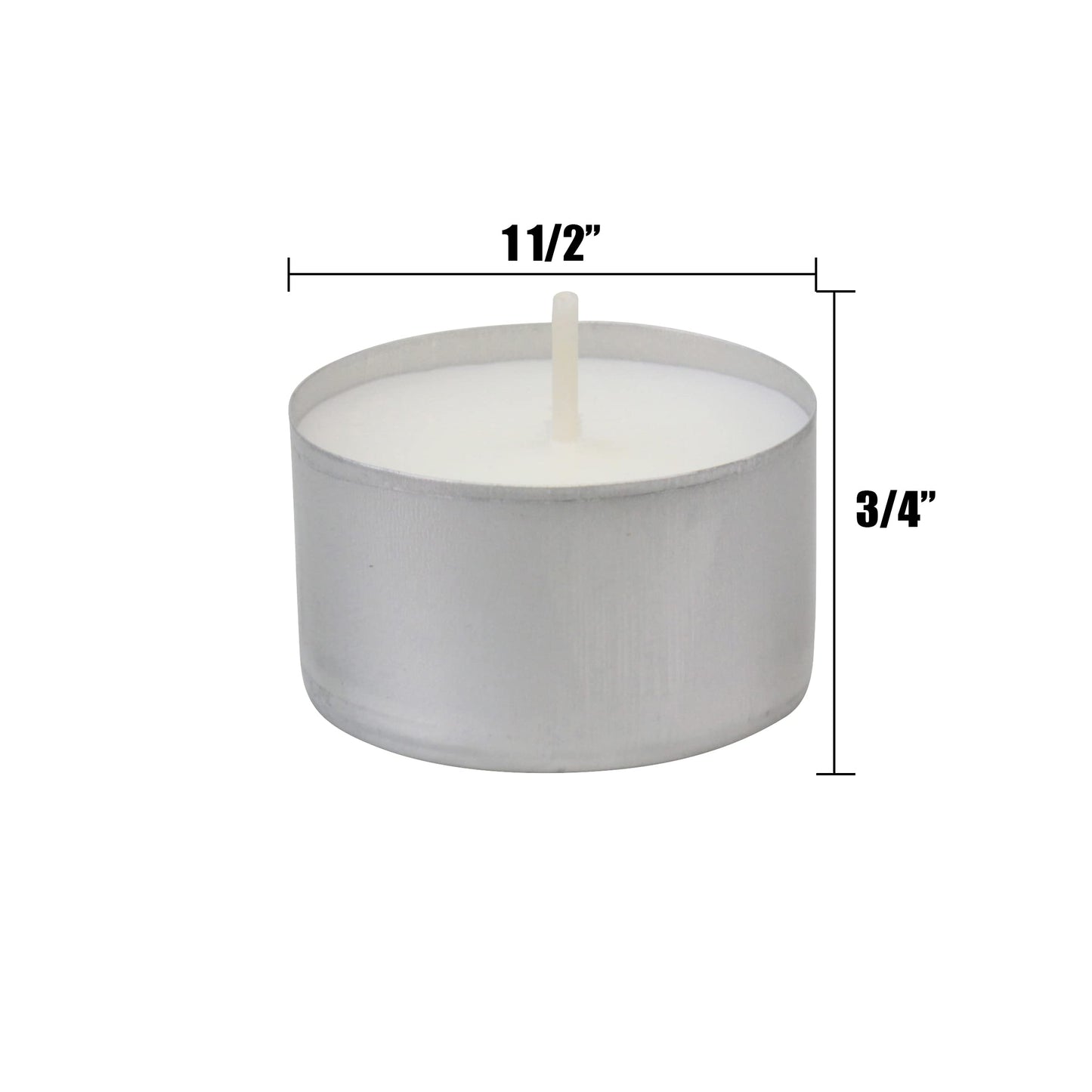 Stonebriar Collection SM-TL200 Tealight Candles, 6 to 7 Hour Extended Burn Time, White (Pack of 200)