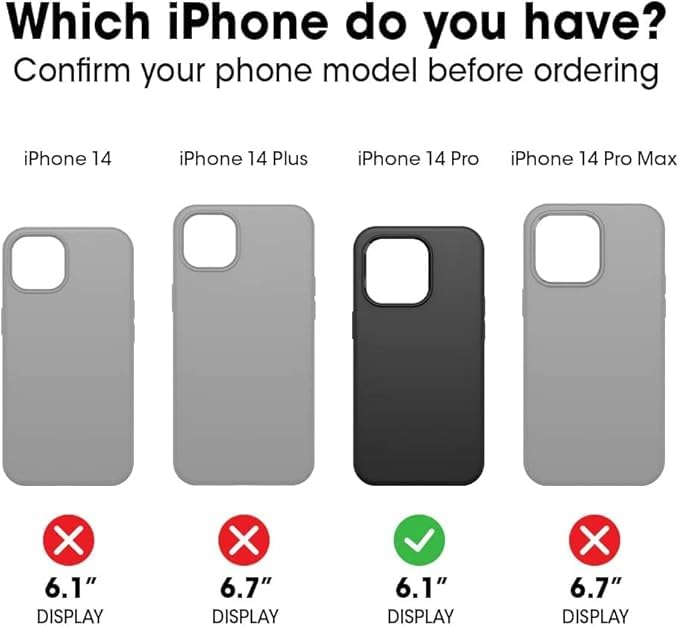 OtterBox Symmetry Series Series+ Antimicrobial Case with MagSafe for iPhone 14 Pro (ONLY) - Non-Retail Packaging - Clear