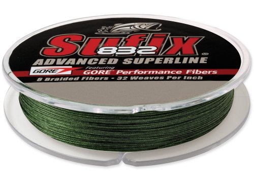 832 Braid 10 lb Low-Vis Green - 300 Yds
