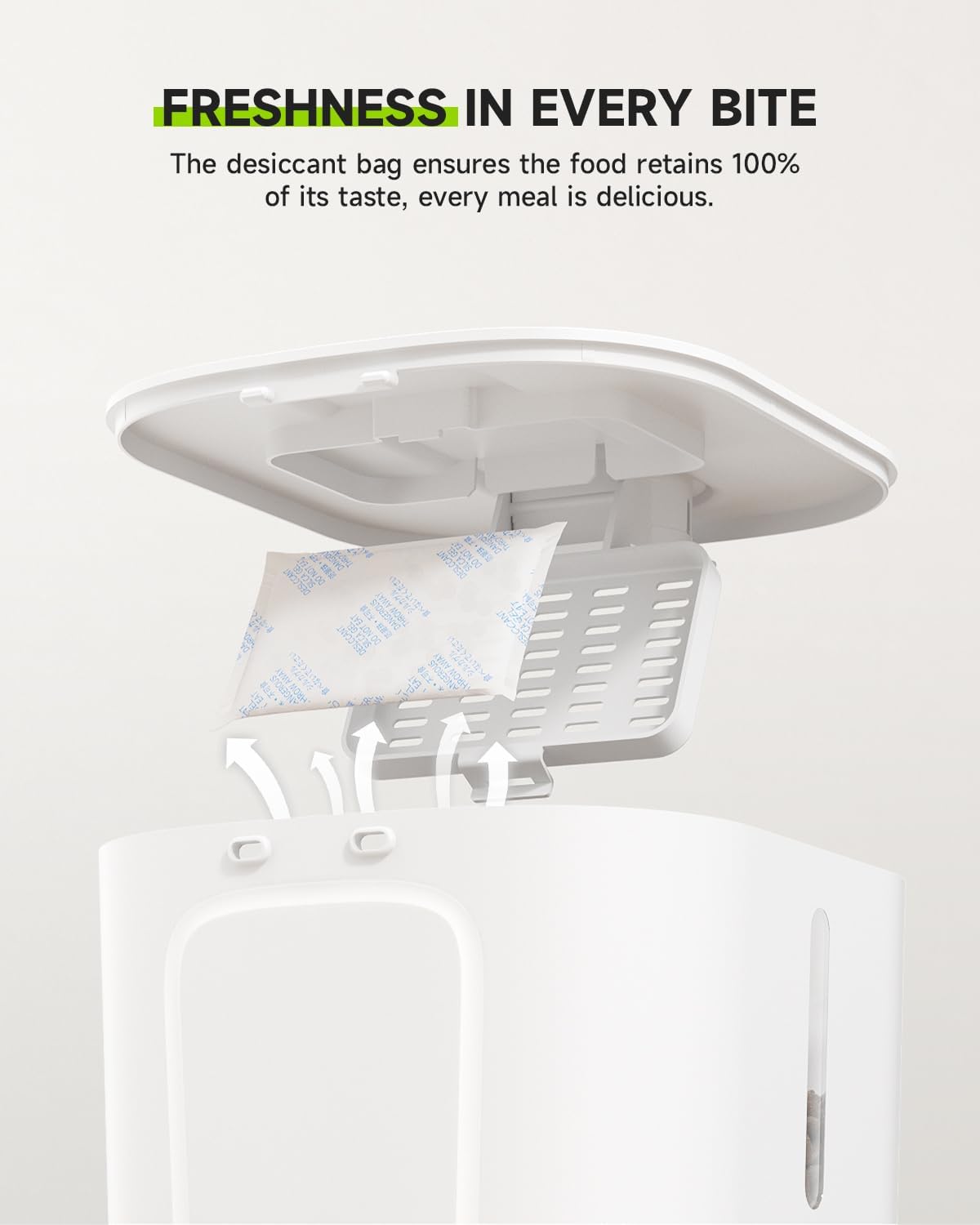 Automatic Cat Feeder, 5G & 2.4G Wi-Fi Cat Food Dispenser with APP Control, 3L Timed Pet Feeder for Pet Dry Food, 1-10 Meals Per Day