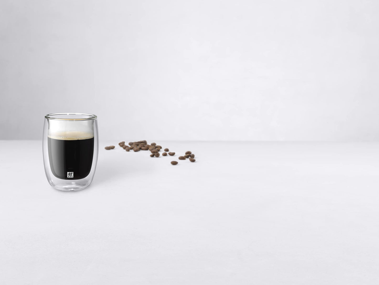 ZWILLING Sorrento 8 Piece Insulated Double-Wall Glassware Coffee Cup Set - Value Pack