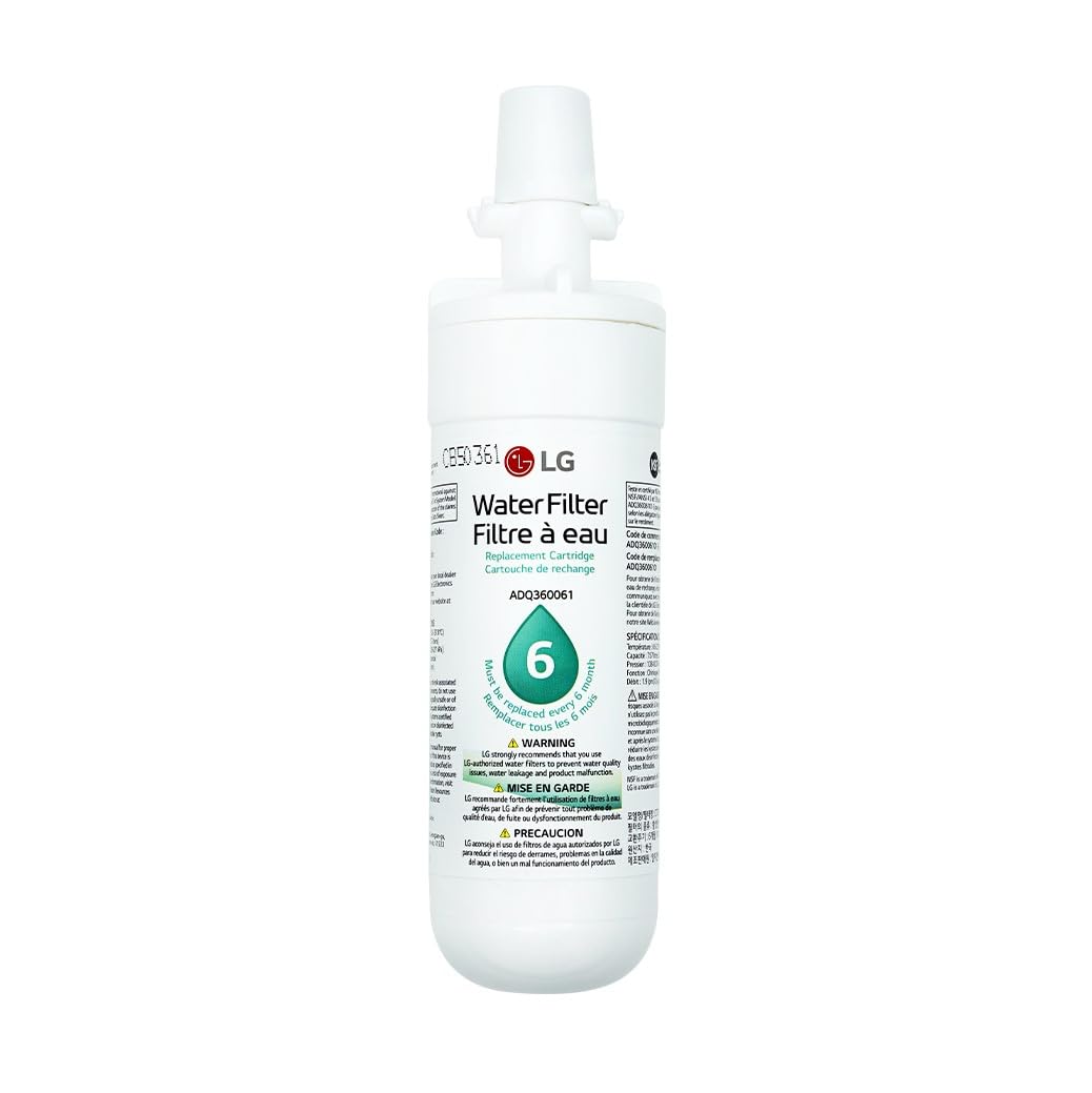 LG LT700P Genuine Replacement Refrigerator Water Filter, 1-Pack (LT700P/PC/PCS) by LG Canada White