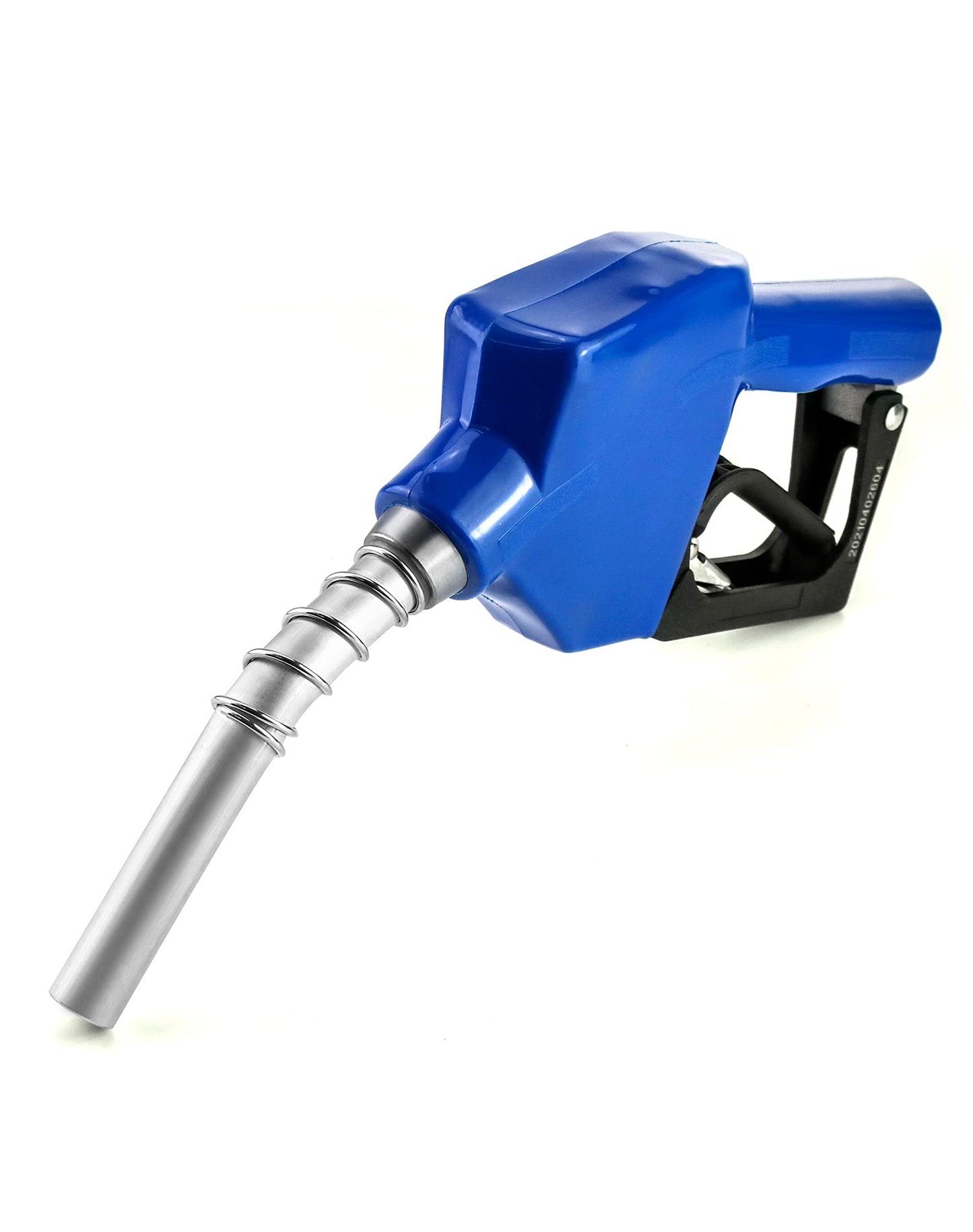 QWROK 3/4" Automatic Fuel Nozzle Auto Shut Off Gasoline Nozzle for Petrol Diesel Fuel Refilling, 0-60L/min Flow Rate, 3/4" NPT Inlet Size, 13/16'' Outlet Size, Blue