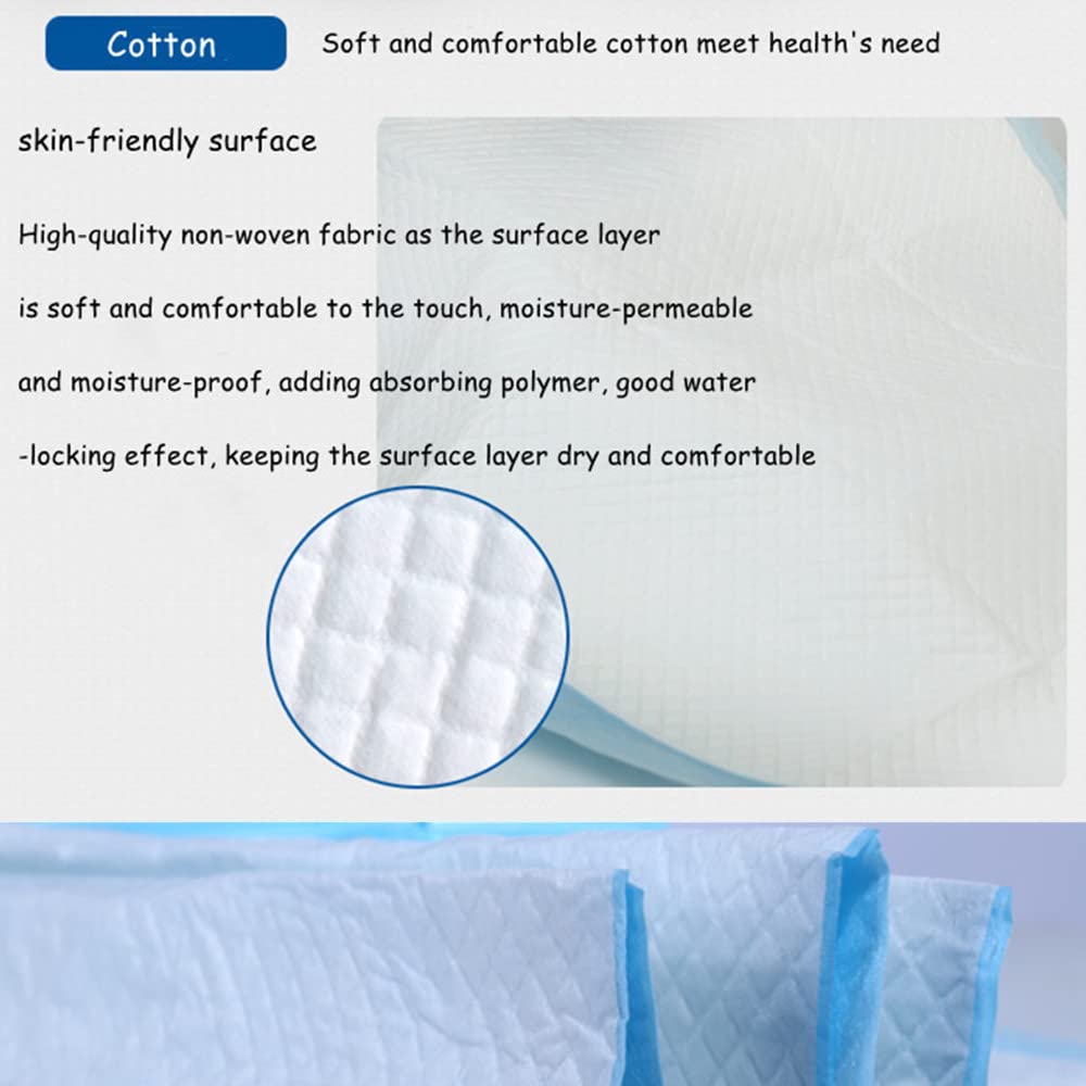 40 Count Dog Training Pads, Extra Large Puppy Pads Disposable, Absorbent & Leak-Proof XL Pet Pee Pads Housebreaking Supplies for Large Dogs, Puppies, Cats, Rabbits and Kids - 36x32 Inch, Blue