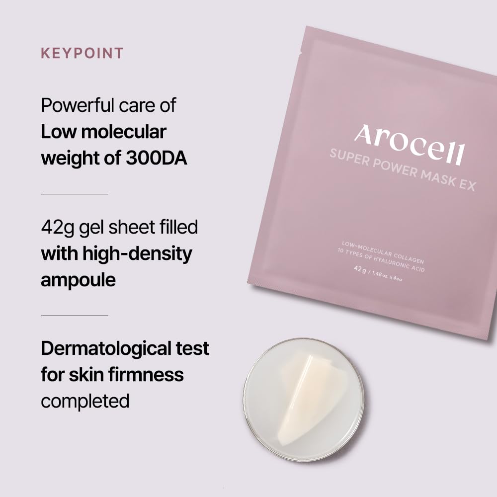 Alocell Super Power Mask - Korean Collagen Mask 4 pack