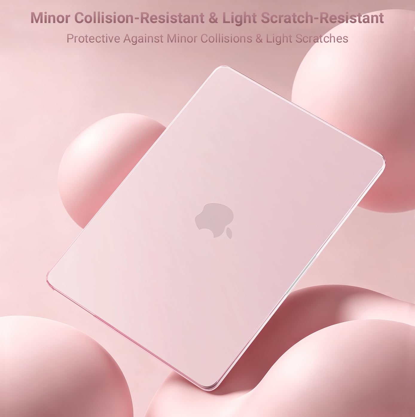 MOSISO Compatible with MacBook Air 15 inch Case M5 2026 M4 2025 M3 M2 2024 2023 A3448 A3241 A3114 A2941,Protective Hard Shell&Carrying Sleeve Bag&Keyboard Cover&Webcam Cover&ScreenFilm, Baby Pink