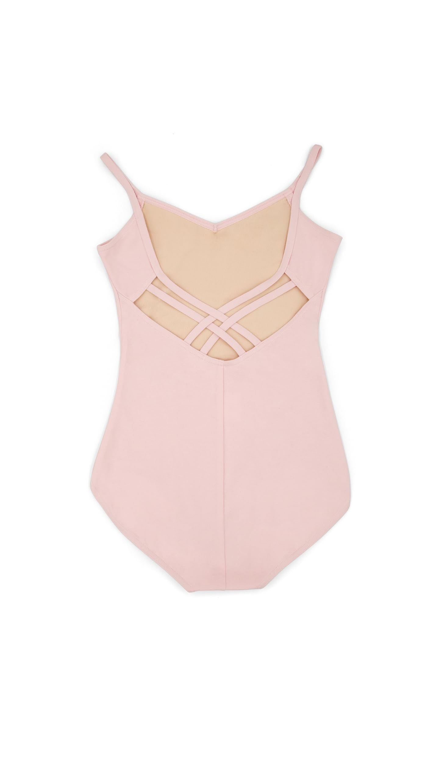 Capezio Women's V-Neck Camisole Leotard,Pink,Small