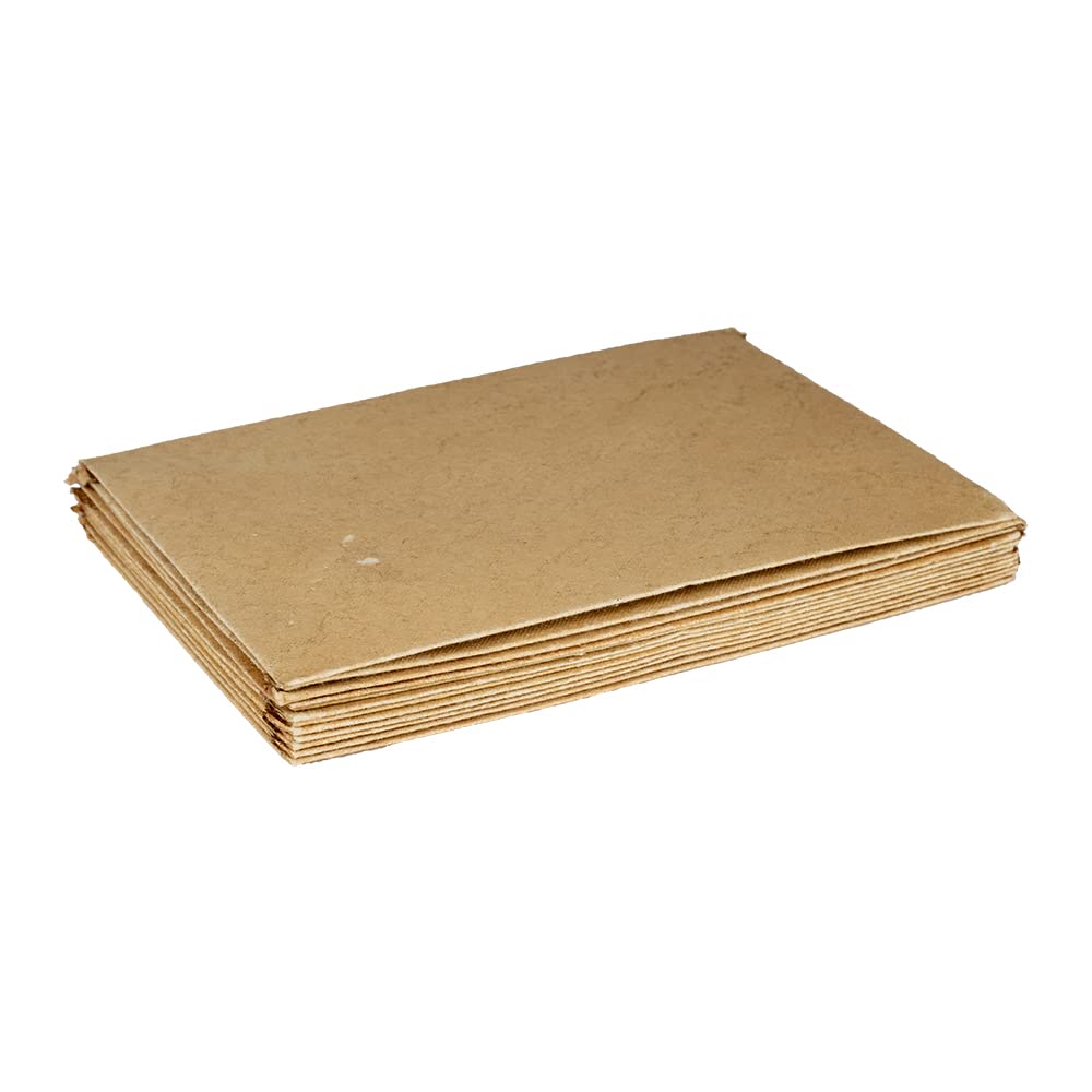 Wanderings Handmade Antiqued Envelope with Deckle Edge - 5.25" x 7.25" (13 x 18cm) - Package of 25 Vintage Envelopes for Writers Invitations Wedding Stationery