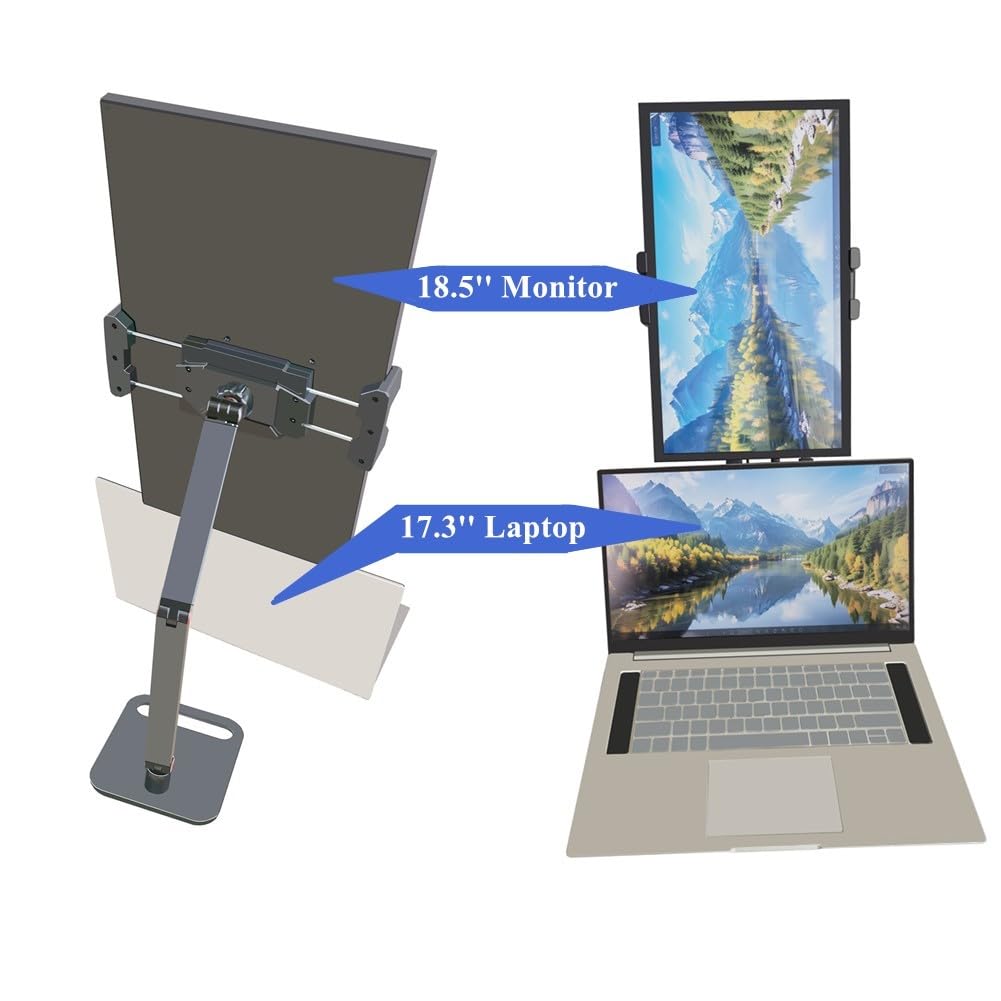 WYSXEBWZ Portable Monitor Holder for 7-18.5 Inch Screen Desktop Expandable Monitor Stand 13 inch Tablet Stand