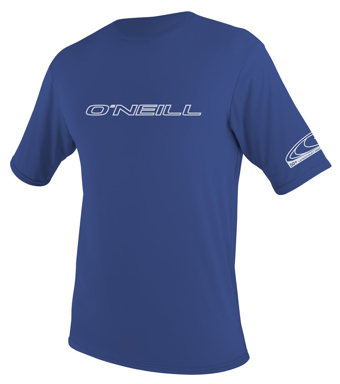 O'Neill Wetsuits UV Sun Protection Mens Basic Skins Tee Sun Shirt Rash Guard, Pacific, Medium