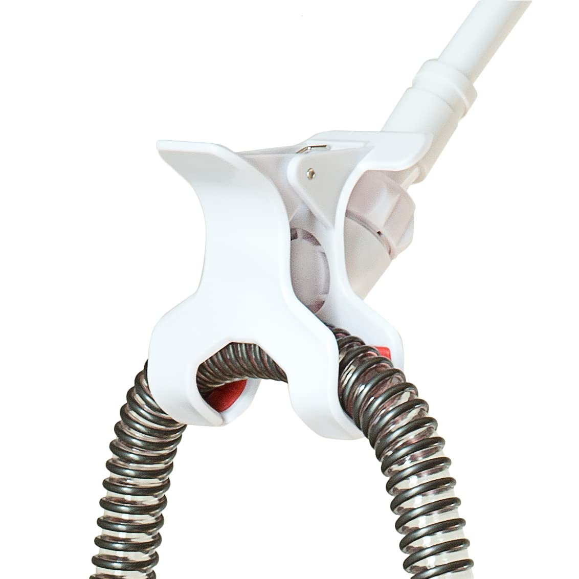 CPAPology Raptor CPAP Tubing Support Claw | Two Attachment Options | Adjustable Non-Slip Foot Clamp or Mattress Plate for Under Mattress | CPAP Equipment for CPAP Hose