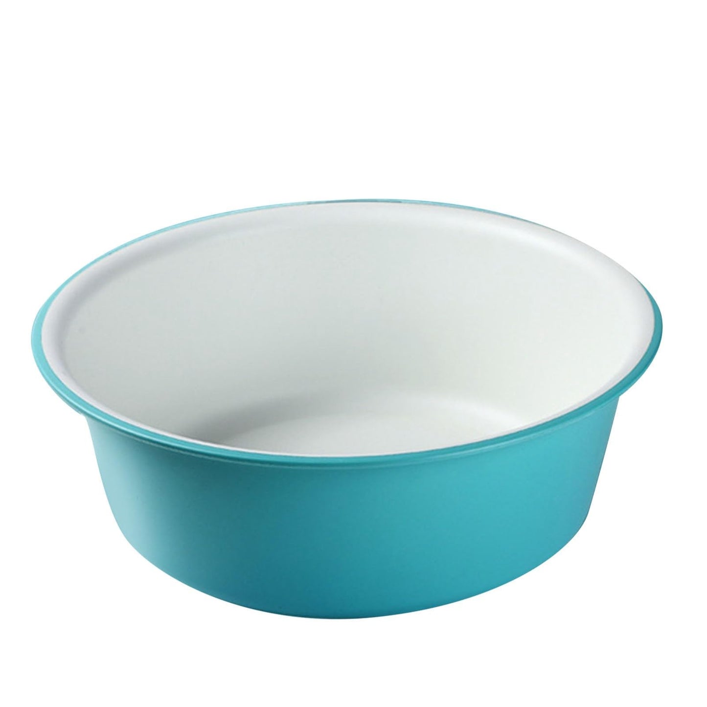 Washtub Wash Basin Plastic Thickened Multipurpose Washtub for Face Cleansing Washing Clothes Feet White (33.5x11.5cm)
