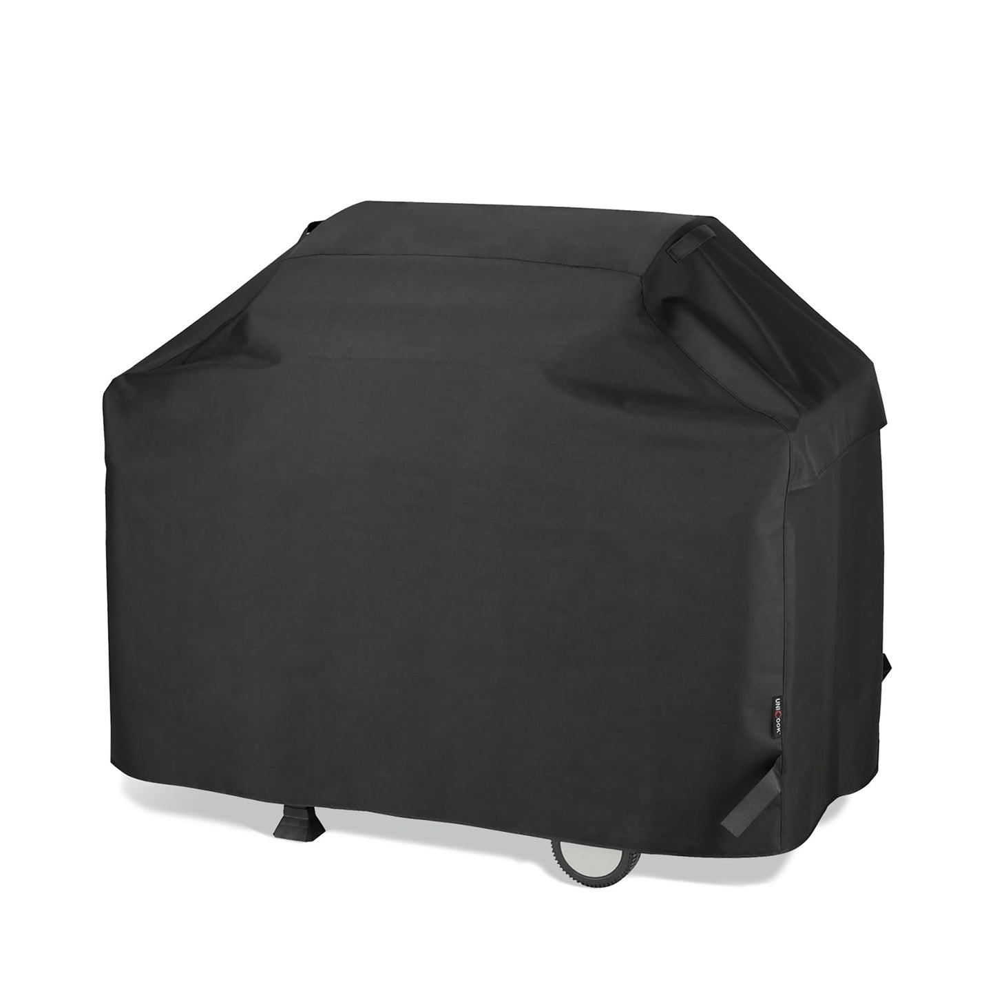 UNICOOK BBQ Cover 60 Inch, Heavy Duty Waterproof Housse BBQ, Special Fade and UV Resistant Outdoor Barbecue Grill Cover, Barbecue Accessories Compatible for Weber Char-Broil Nexgrill and More