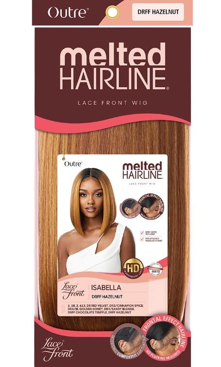 Outre Melted Hairline Synthetic HD Lace Front Wig - ISABELLA (1B Off Black)