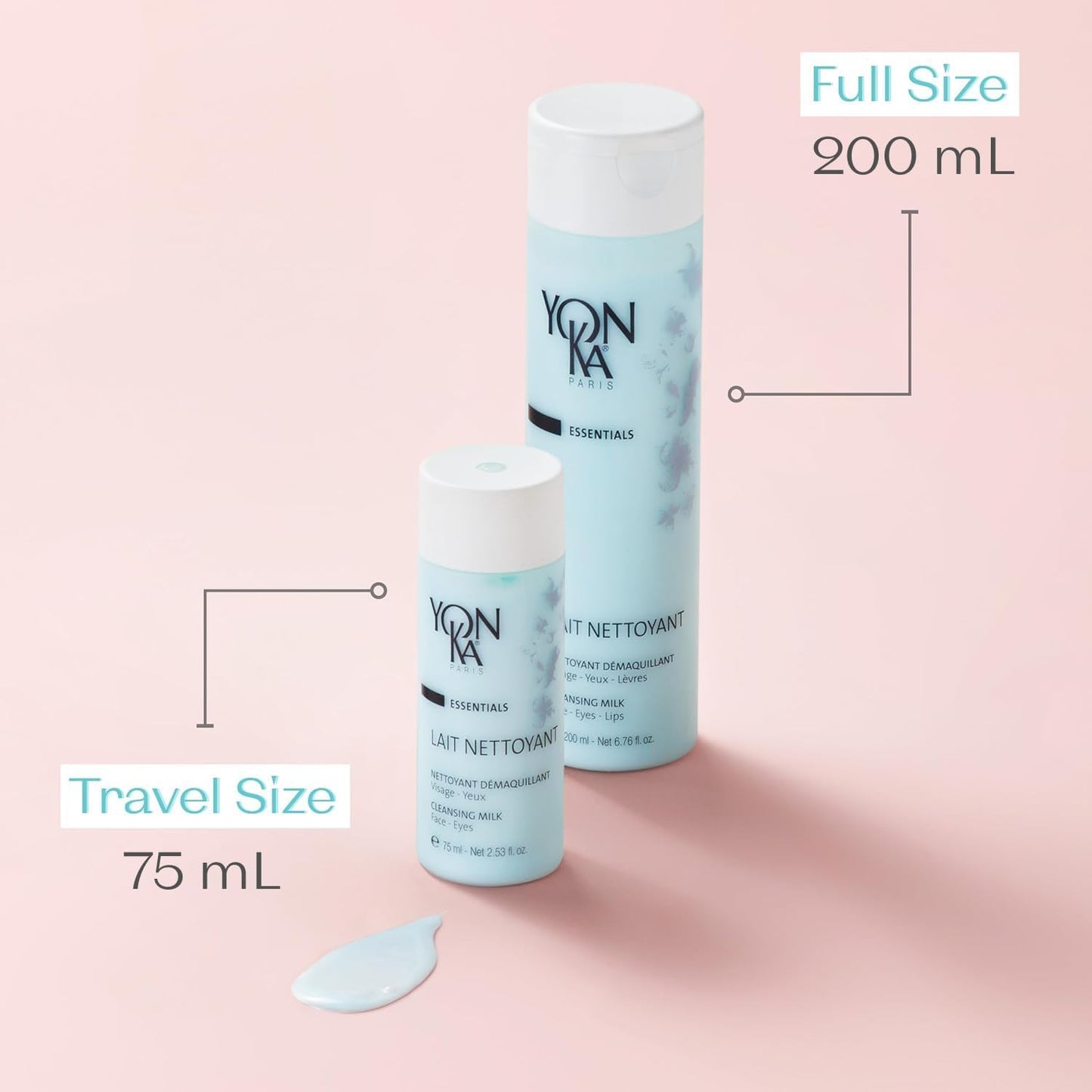 Yon-Ka Lait Nettoyant | Facial Cleanser | Gentle Plant-Based Makeup Remover to Cleanse and Moisturize | Suitable for All Skin Types