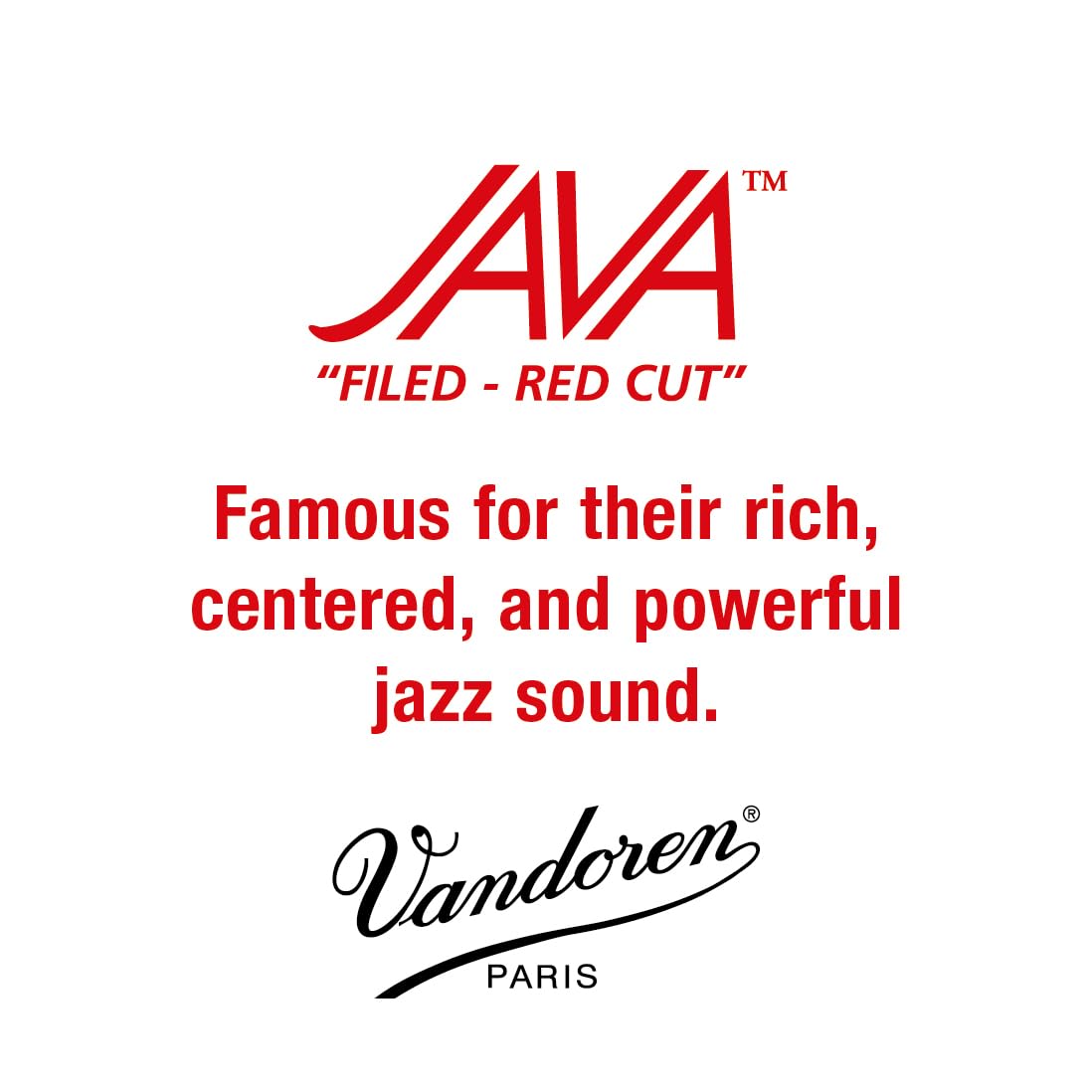 Vandoren Java Red Tenor Saxophone Reeds No. 2.5, Box of 5