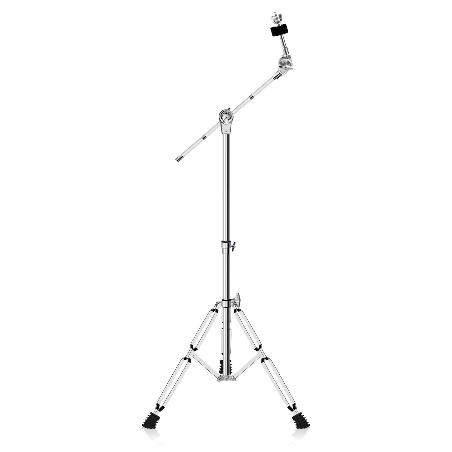 polar lights Cymbal Stand, Adjustable Cymbal Stand for Drum Hardware Percussion Mount Holder Gear Set Drum Hardware Set for Mounting Crash, Ride, Splash Cymbals, Double Braced Legs with Rubber Feet