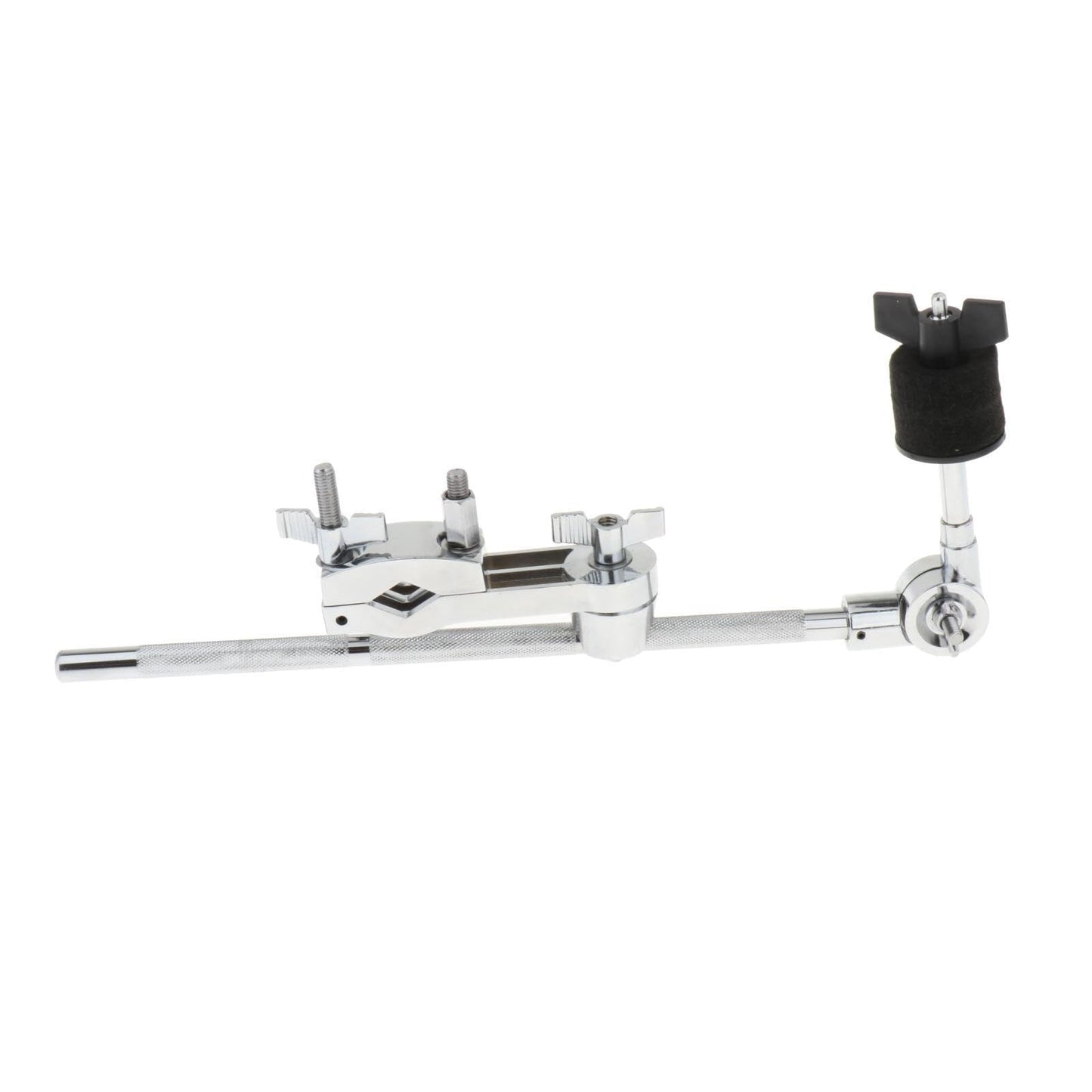 DYNWAVE Cymbal Extension Stand Drum Cymbal Stand Lightweight Drum Set Metronome with MEGA Clamps Adjustable Kids Grabber Cymbal Arm,12.99inch