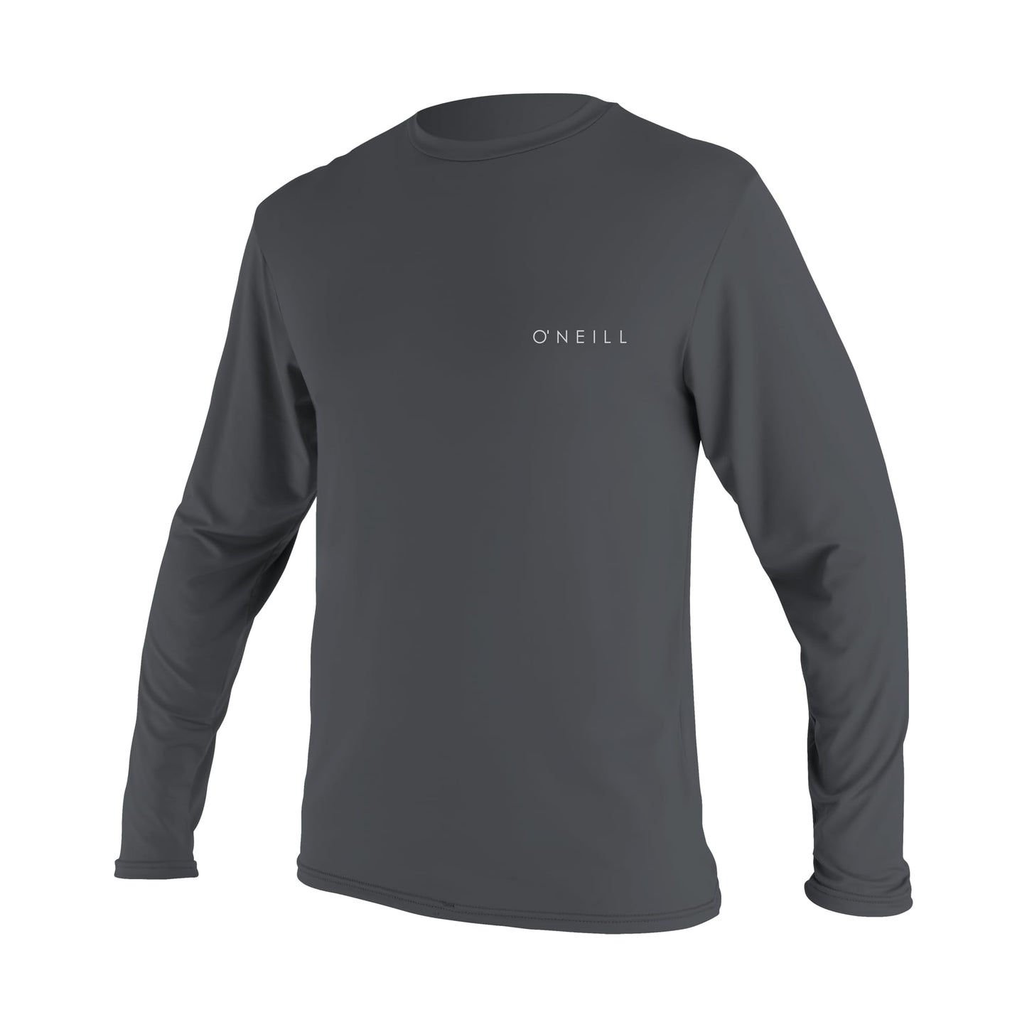 O'Neill Men's Basic Skins UPF 50+ Long Sleeve Sun Shirt, Graphite, L