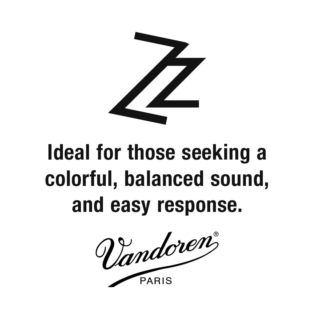 VANDOREN SR4225 ZZ Tenor Saxophone Reeds, 2-1/2, Box of 5