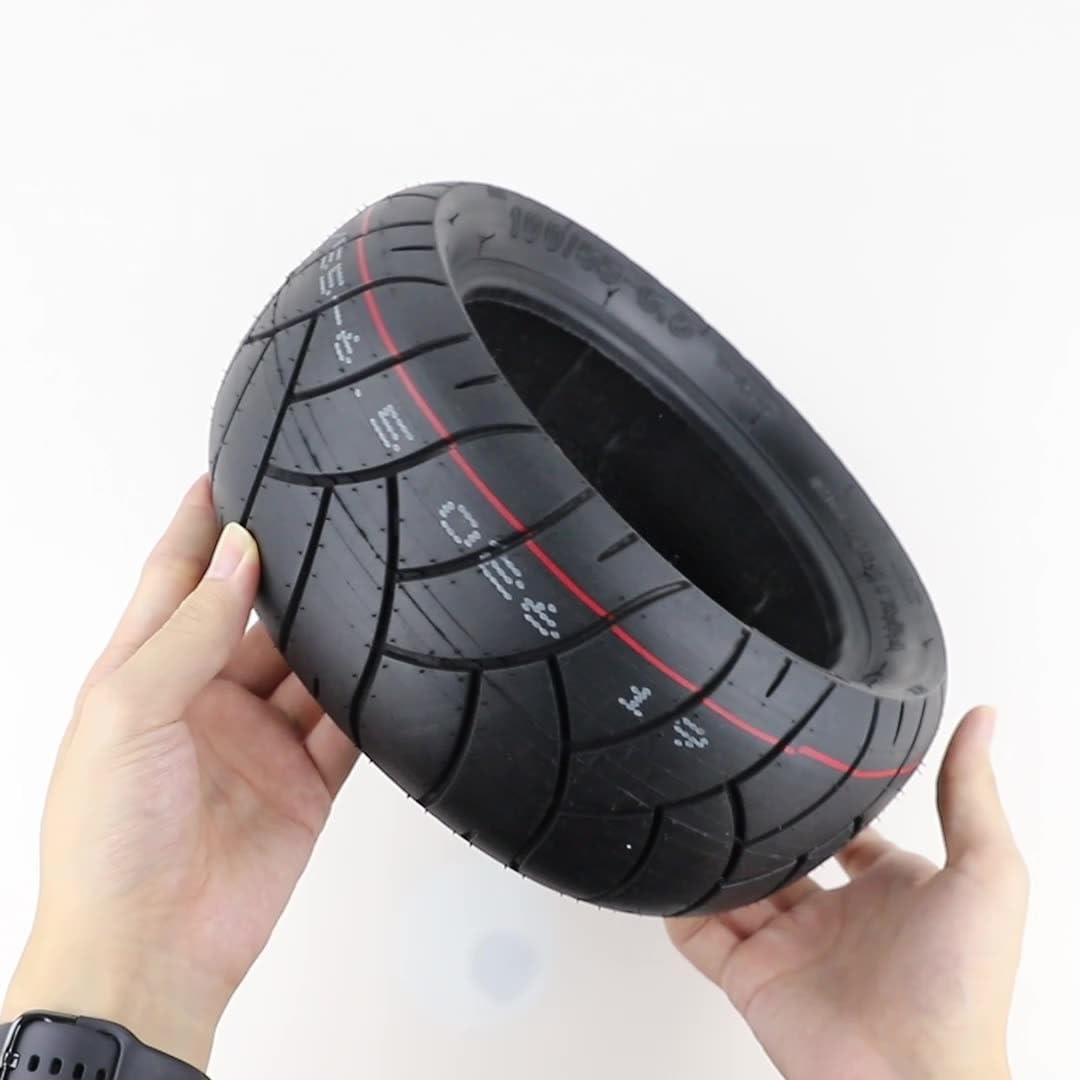 ZAITUO 11" 100/55-6.5 Rubber Heavy Duty Explosion-proof Tubeless Tire Replacement for 90/65-6.5 Tyre Electric Scooter ATV, UTV, Mobility Scooter, POV Wheel Parts (1)