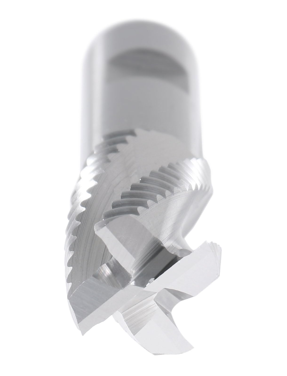 Accusize Industrial Tools 7/8 Inch 4 Flute, 7/8 x 3/4 x 1-5/8 x 4-1/8 Inch M42-8% Cobalt Roughing End Mill, Center Cutting, 1002-0078