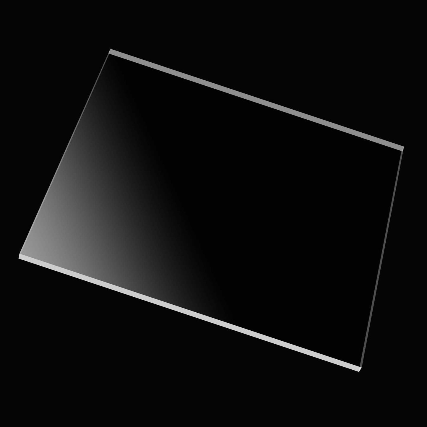 TAICHEUT 4 Pack 12 x 12 Inch Clear Acrylic Panels, 3/8" Thick Square Acrylic Sheets with Protective Films for Signboard, Shelf and DIY Projects