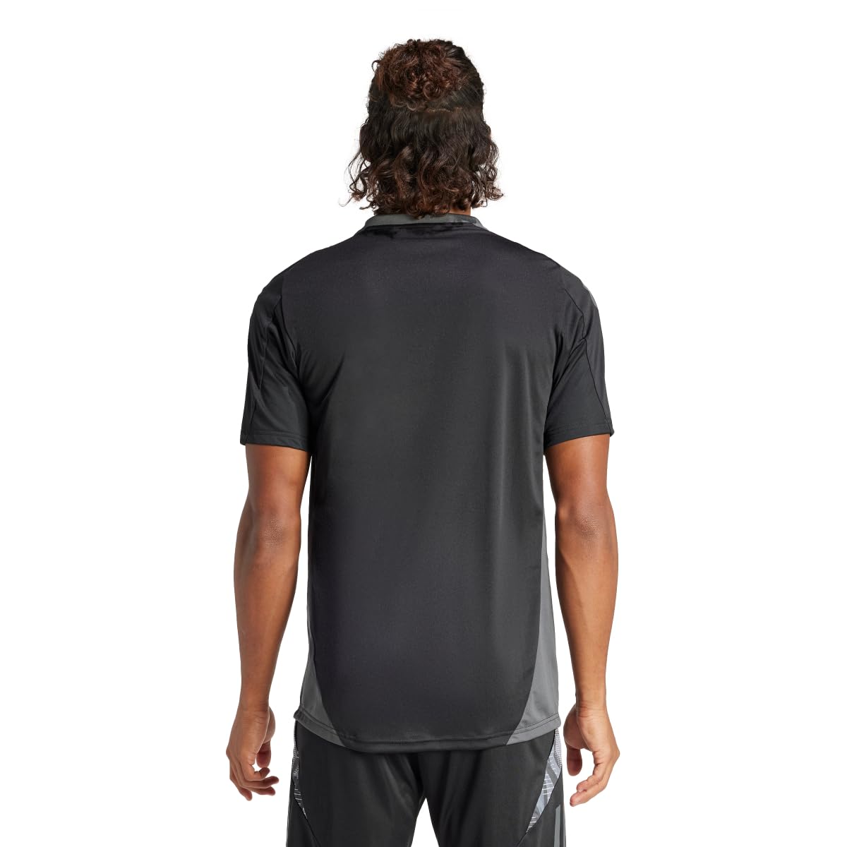 adidas Men's Tiro 24 Competition Training Jersey, Black/Team Dark Grey, Medium