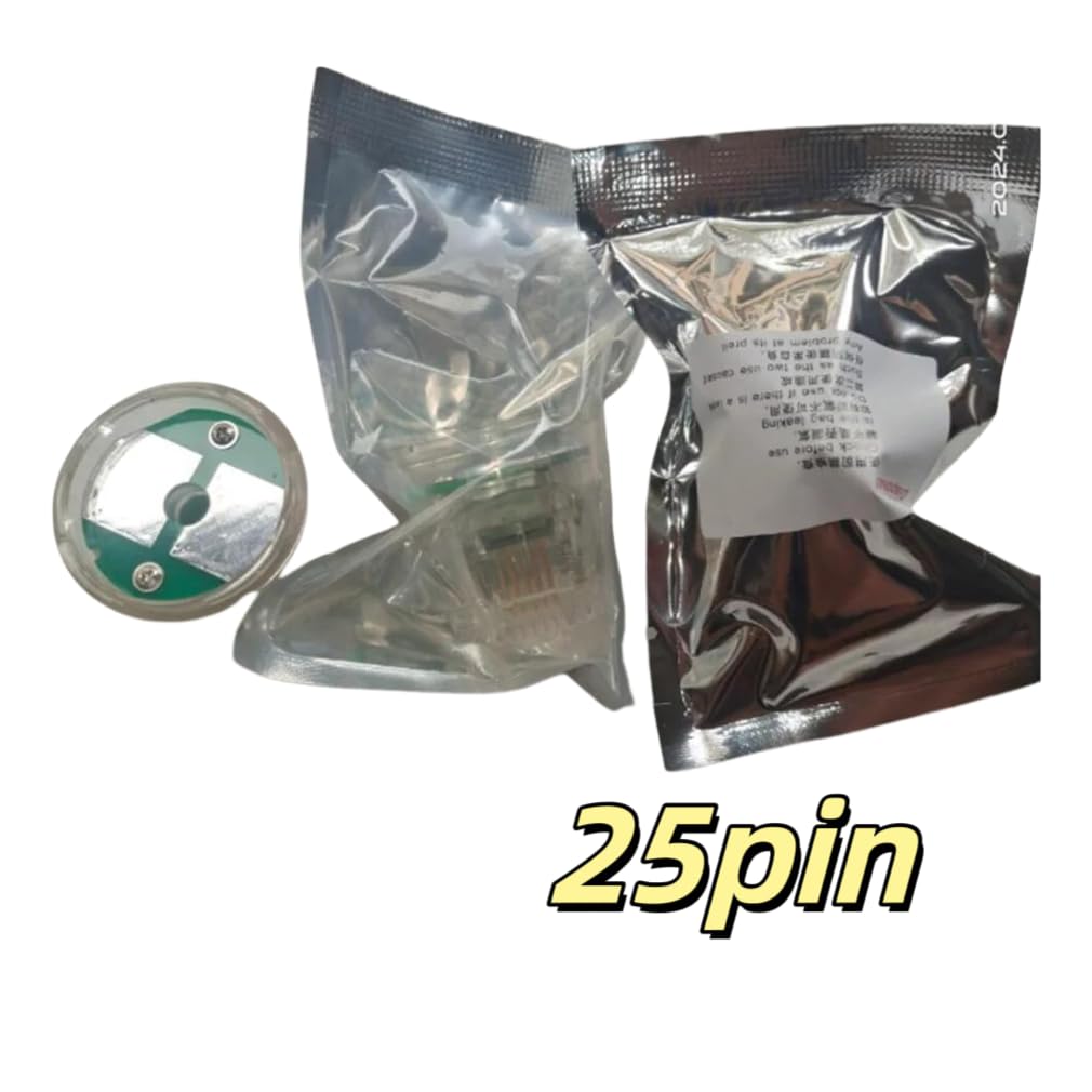 Tirisia Cartridges Replacements Working Heads Replacement of Anti-Aging Microcrystal Machine-5 Pieces (5pcs 25pin for Face)
