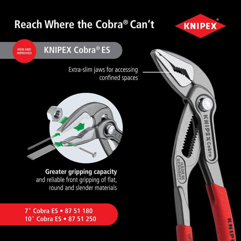 Cobra Extra-Slim (ES) Water Pump Pliers