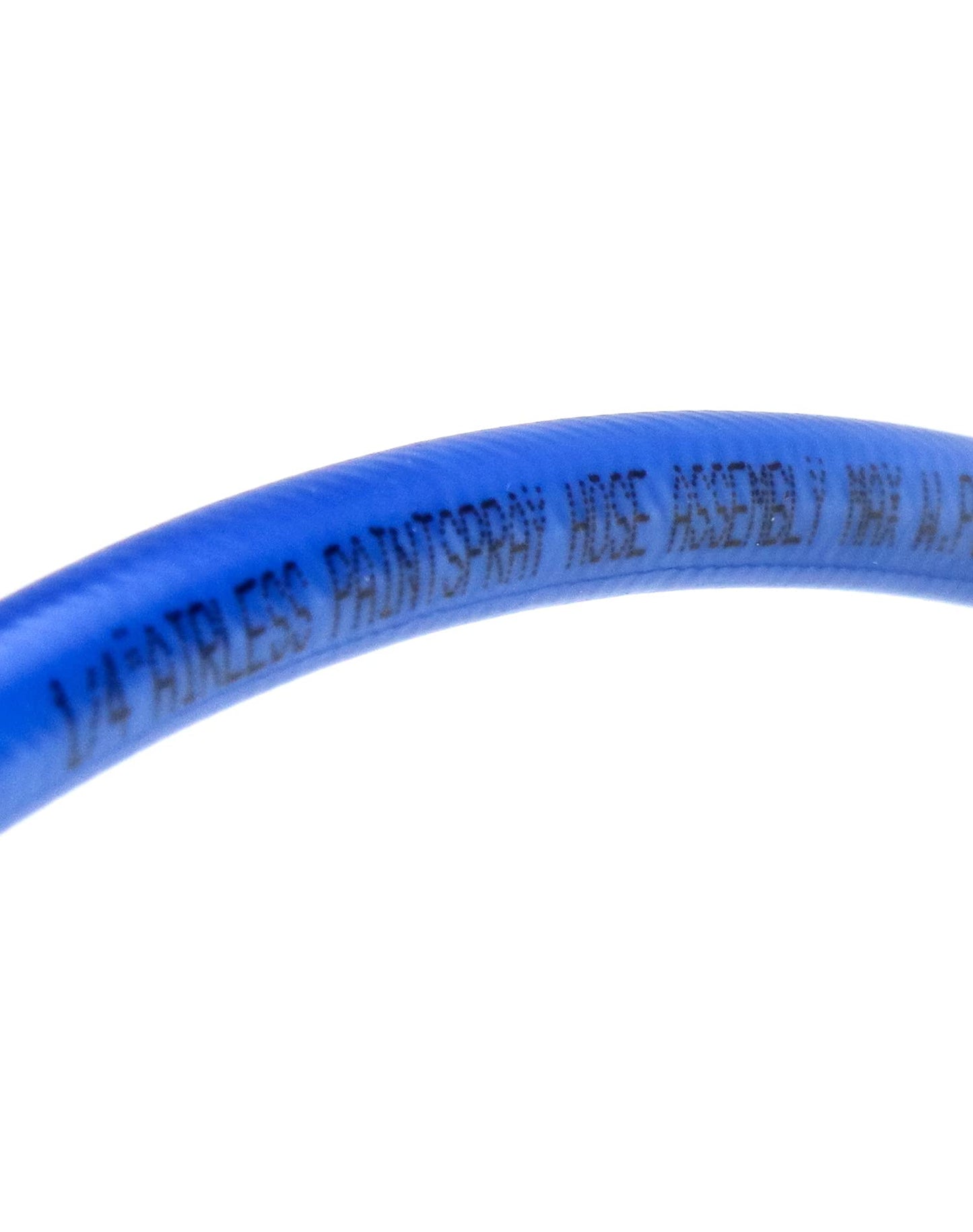 QWORK Airless Paint Hose, 50 Ft. x 1/4 In Airless Paint Sprayer Hose, 3300 PSI Universal Flexible Fiber Tube, High Pressure Sprayer Tube, Blue