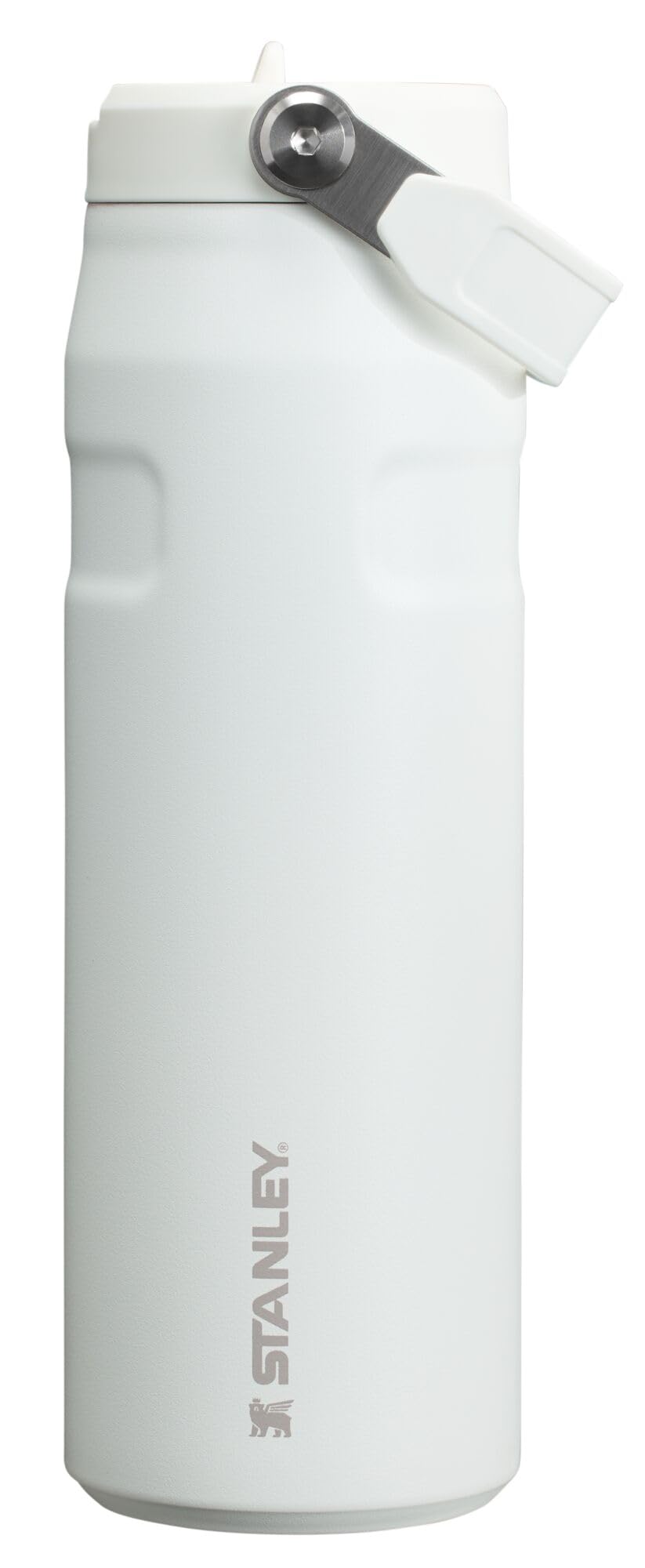 Stanley IceFlow Flip Straw 2.0 Water Bottle 24 oz | Built-in Straw for Travel and Sports | Lightweight and Leak Resistant | Insulated Stainless Steel | BPA-Free | ‎‎‎‎Frost