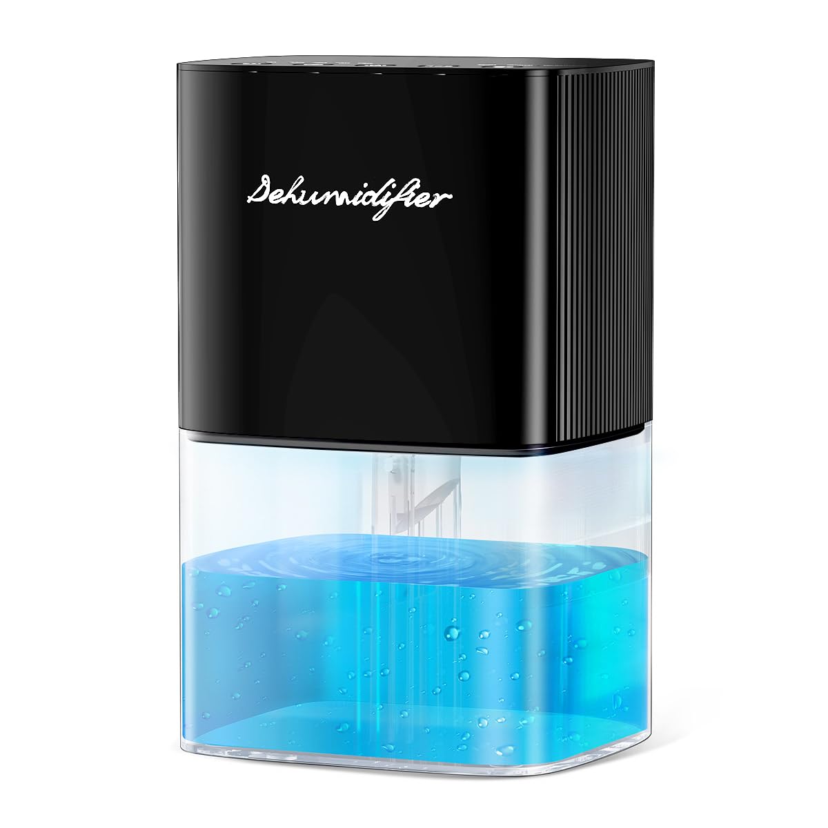 Dehumidifier 58OZ 1657ML Small Dehumidifier for Home Safety Dehumidification 5 Timers 3 Setting Modes Auto Shut Off Protection Adjustable 10 Color Lights Low Noise For Bedroom Bathroom 230 Ft²
