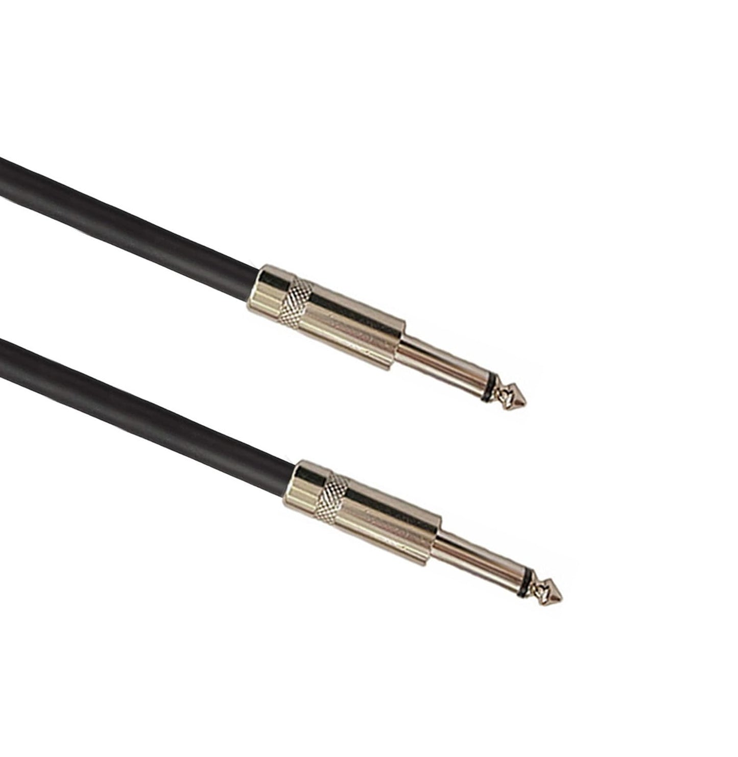 HeyTones Professional 50 Feet 12 Gauge 1/4" to 1/4" TS Speaker Cables - 12AWG 50ft DJ/PA Speaker Cords Amp Audio Wires - 2 Pack