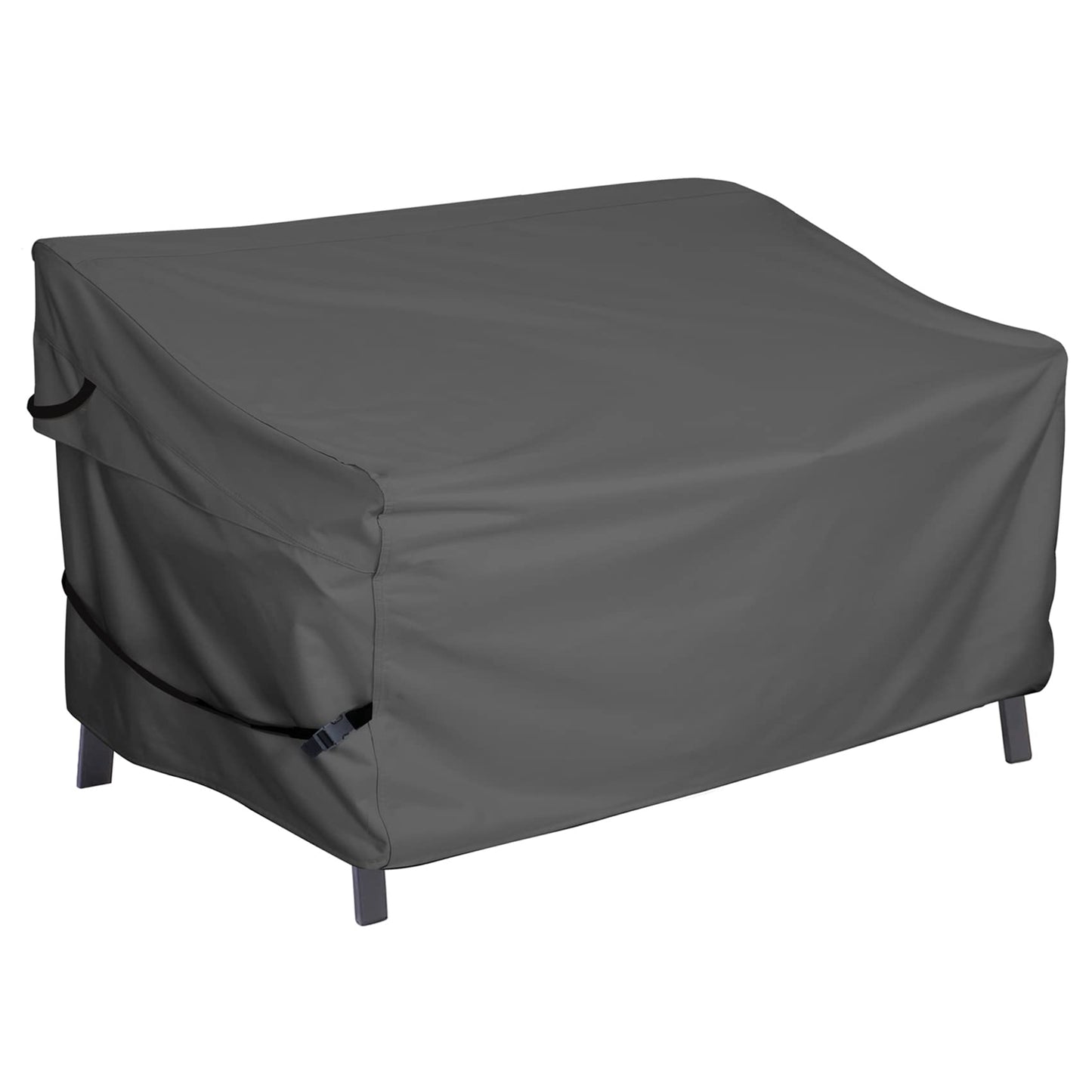 Porch Shield Waterproof Outdoor Bench Sofa Cover – Patio 2 Seater Loveseat Cover 56W x 31D x 33H inch, Black
