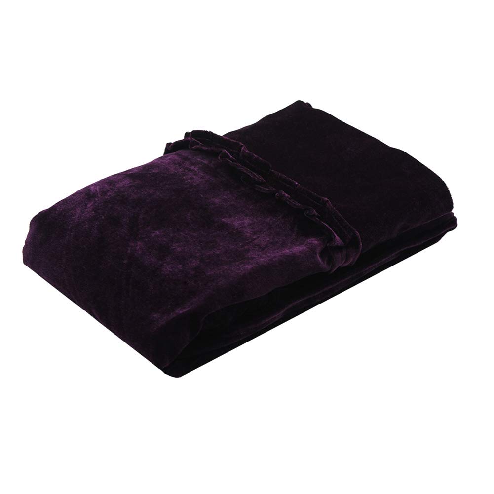 Upright Piano Dust Cover, Decoration Pleuche Cover Accessories for Upright Piano Instruments(Purple)