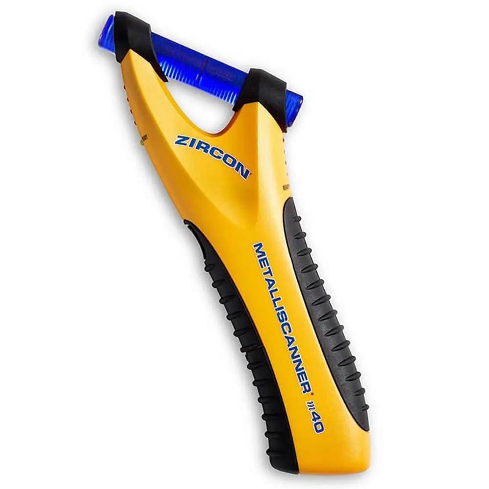 Zircon MetalliScanner m40 Handheld Electronic Metal Detector for Use on Dry Wall, Concrete, Lathe and Plaster, Stucco and More