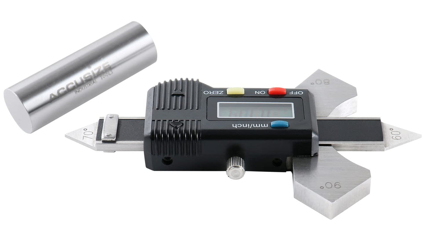 Accusize Industrial Tools 0-20 mm x 0.0001 mm Digital Welded Seam Caliper in Fitted Box, S906-C429