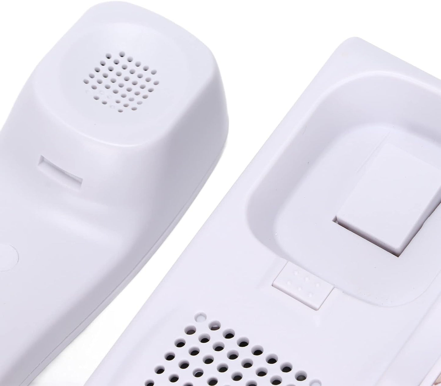 Corded Landline Phone for Seniors, Photo Memory One-Touch Speed Dial, SOS Button, Loud Amplified Ringer, Big Button Desk & Wall Telephone for Elderly with Dementia & Alzheimer, No Wi-Fi Needed (White)