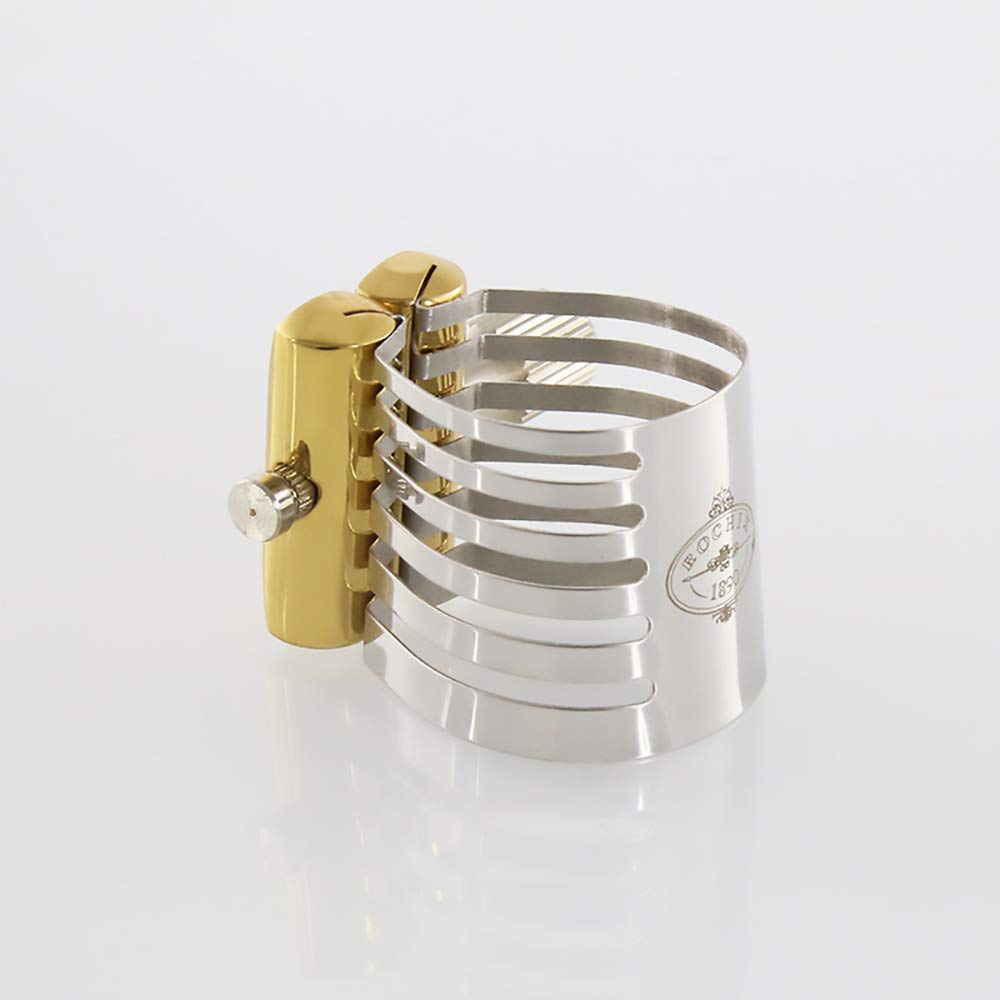 Stainless Steel Ligature Silver Plated for Bb Clarinet/Alto Saxophone Sax