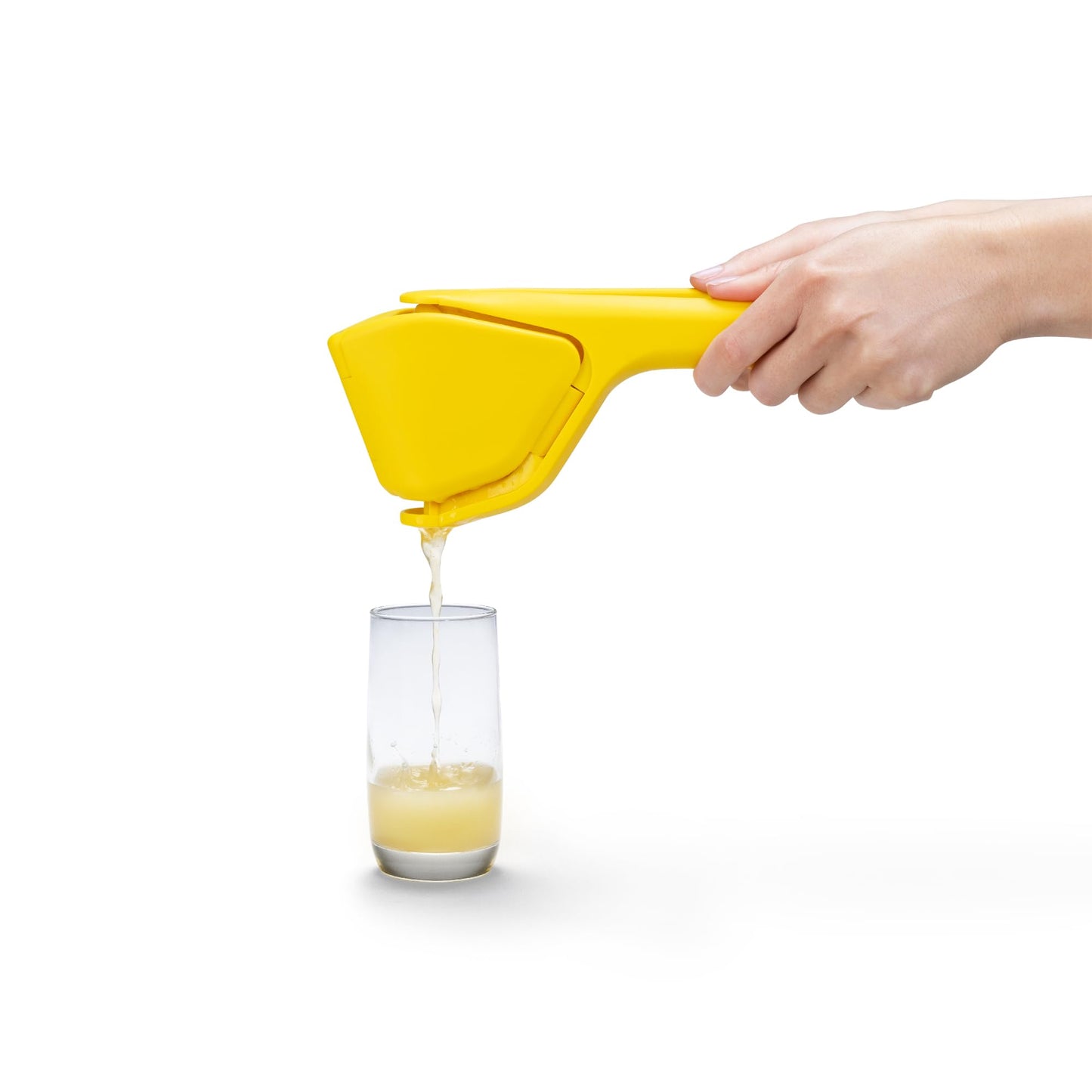 Dreamfarm 10" Lemon Fluicer | Easy Squeeze Manual Lemon Juicer | Citrus Juicer That Folds Flat for Space-Saving Storage | Lemon Squeezer with Sideways Pivot to Increase Leverage + Reduce Effort Needed